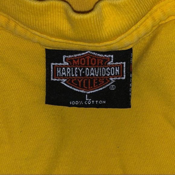 Harley Davidson yellow T-shirt - Picture 8 of 8